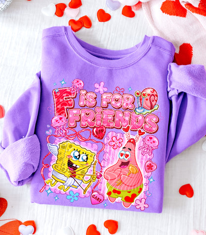 F Is For Friends DTF Prints