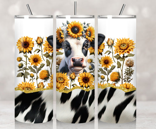 3D Sunflower Cow