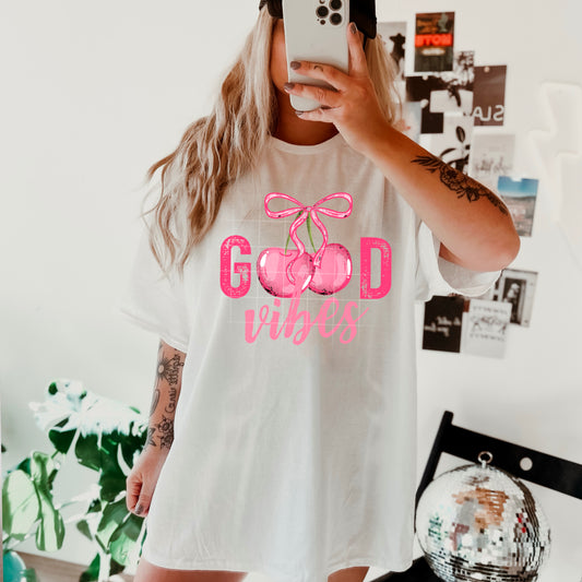 Good Vibes DTF Prints