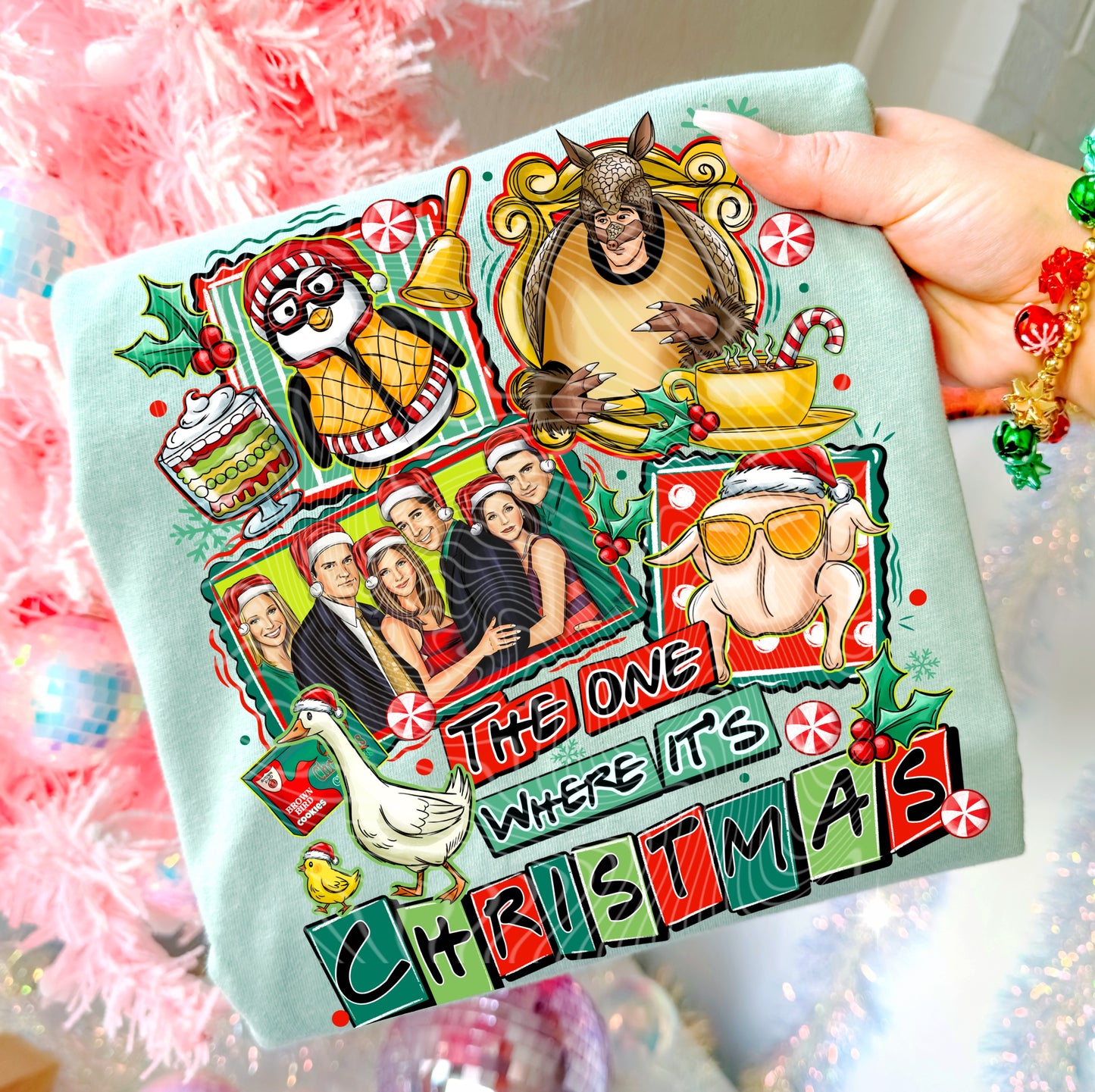 The One Where It’s Christmas DTF Print
