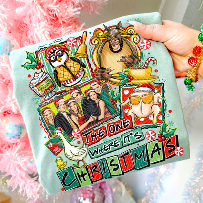 The One Where It’s Christmas DTF Print