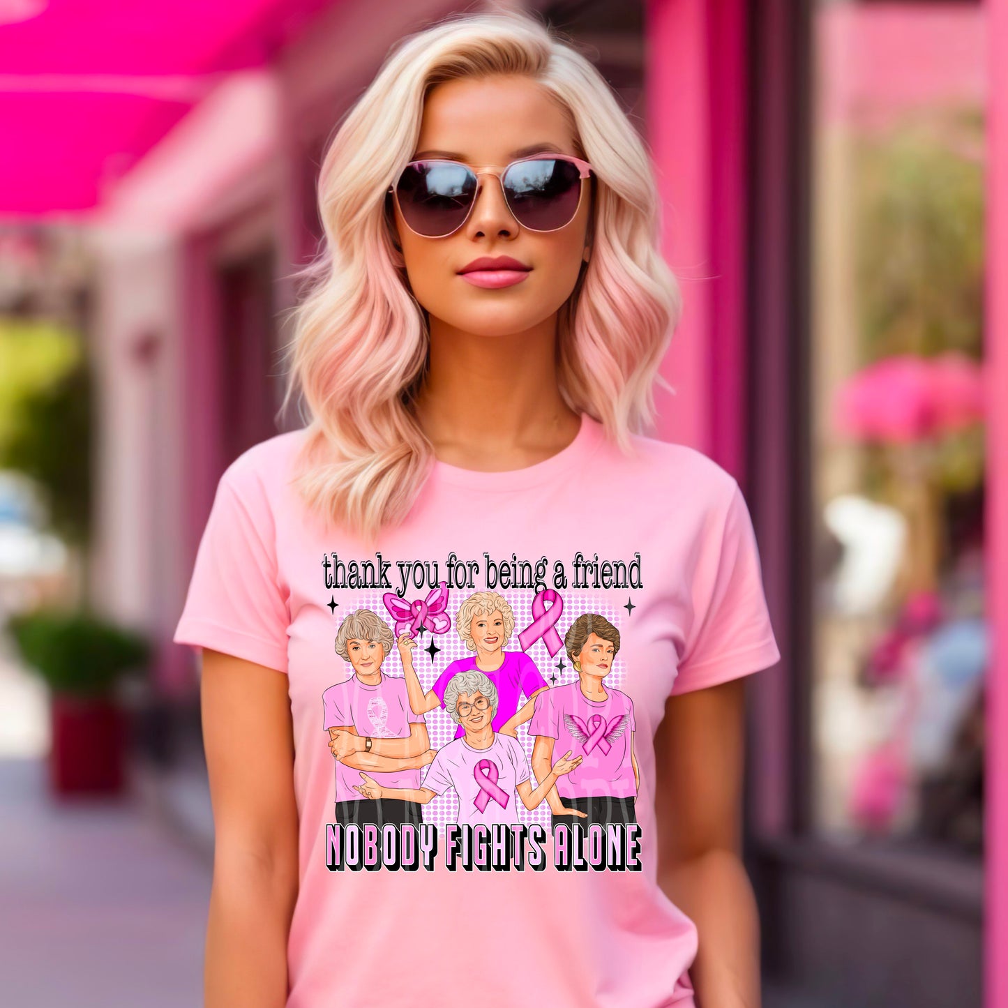 Nobody Fights Alone G Girls DTF Prints