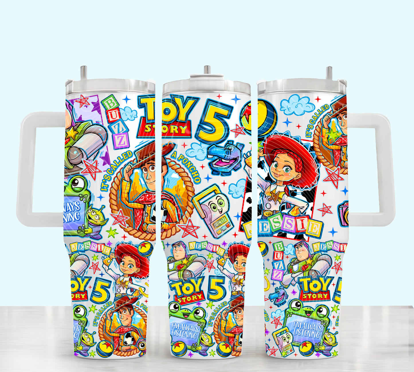 Toy Friends 5 40 oz Tumbler Prints