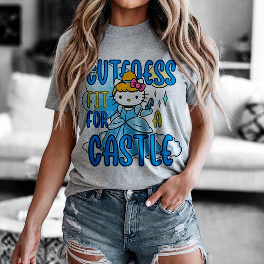 Cuteness Fit For A Castle DTF Prints