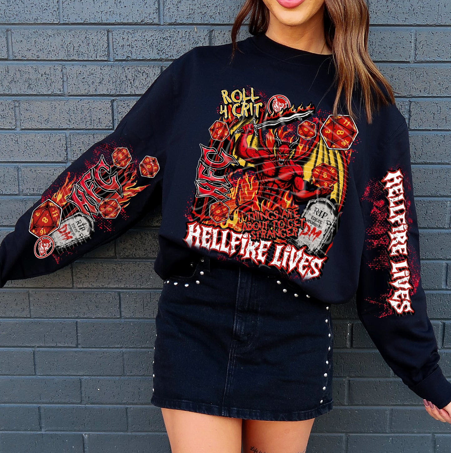 Hellfire Lives (Double Sleeve) DTF Print