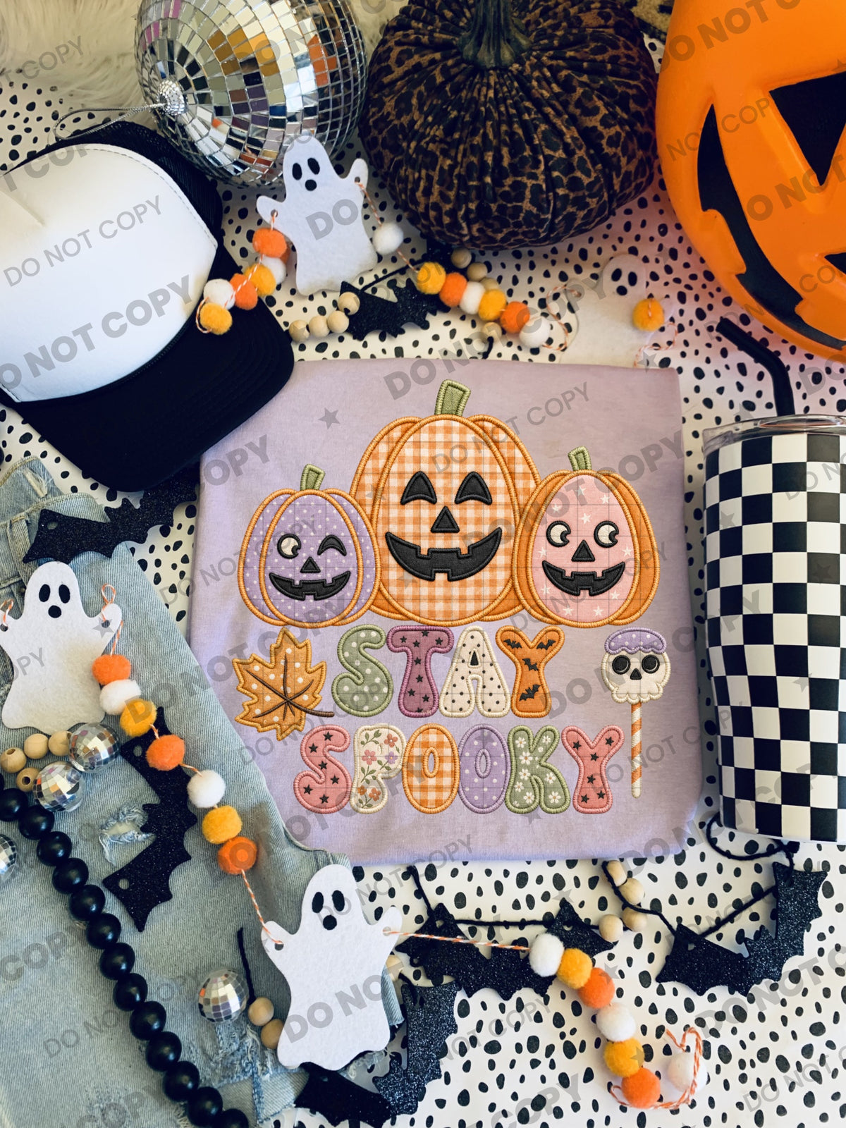 Stay Spooky (Faux Embroidery) DTF Print