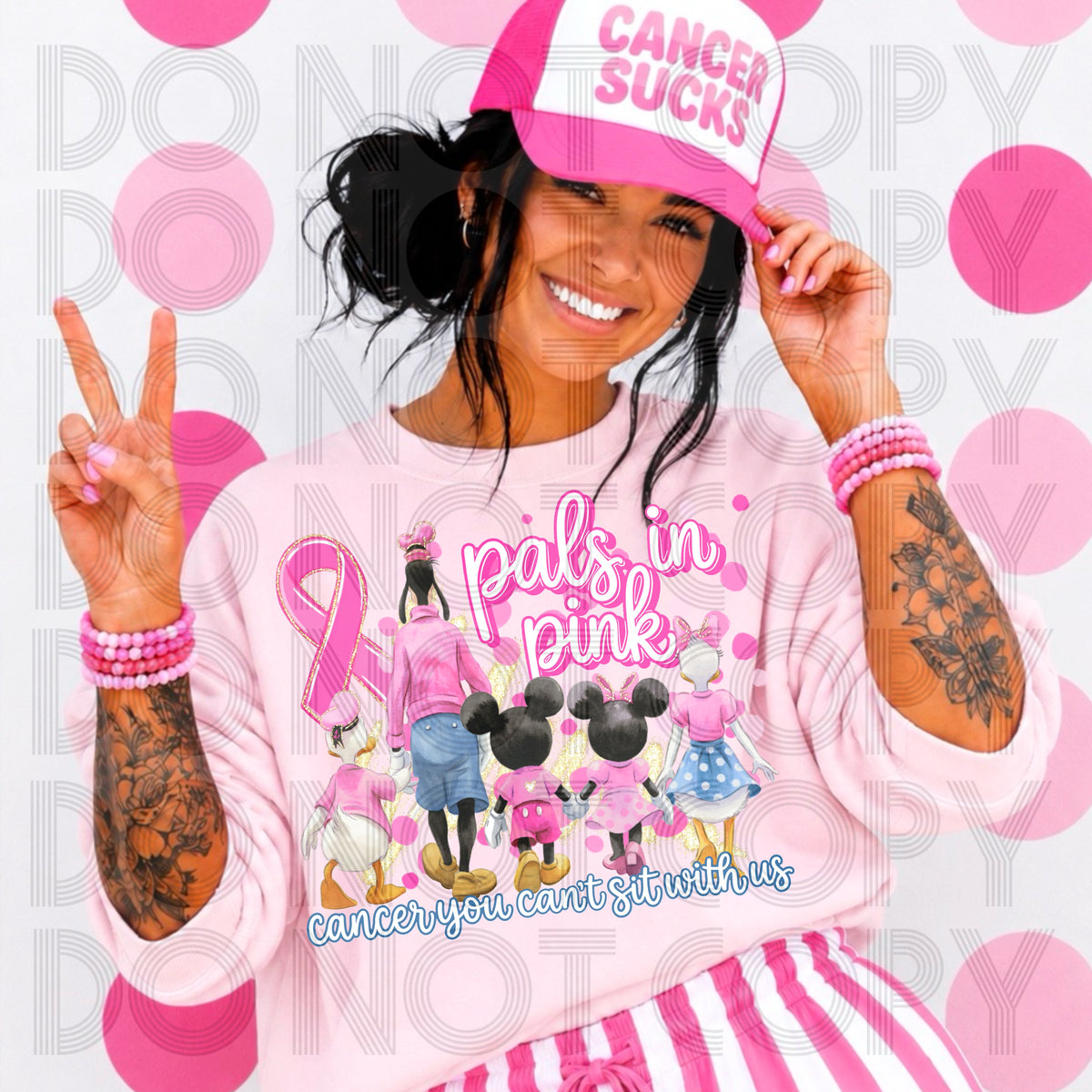 Pals In Pink DTF Print