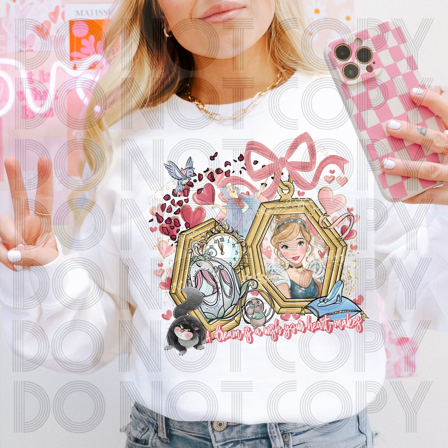 A Dream Is A Wish Your Heart Makes DTF Print