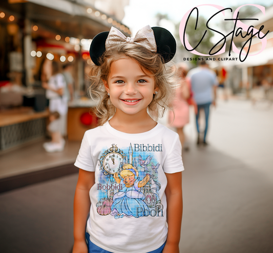 Bibbidi Bobbidi Pooh DTF Print