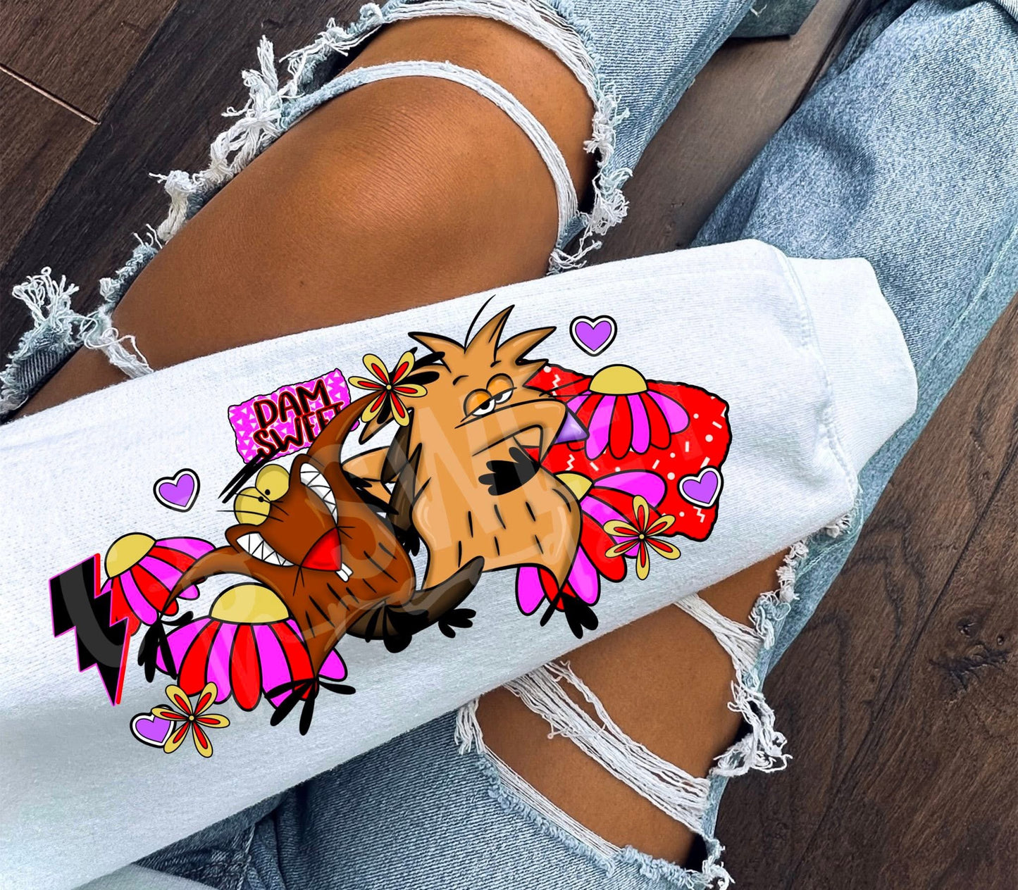 Beav Mine Valentine DTF Prints