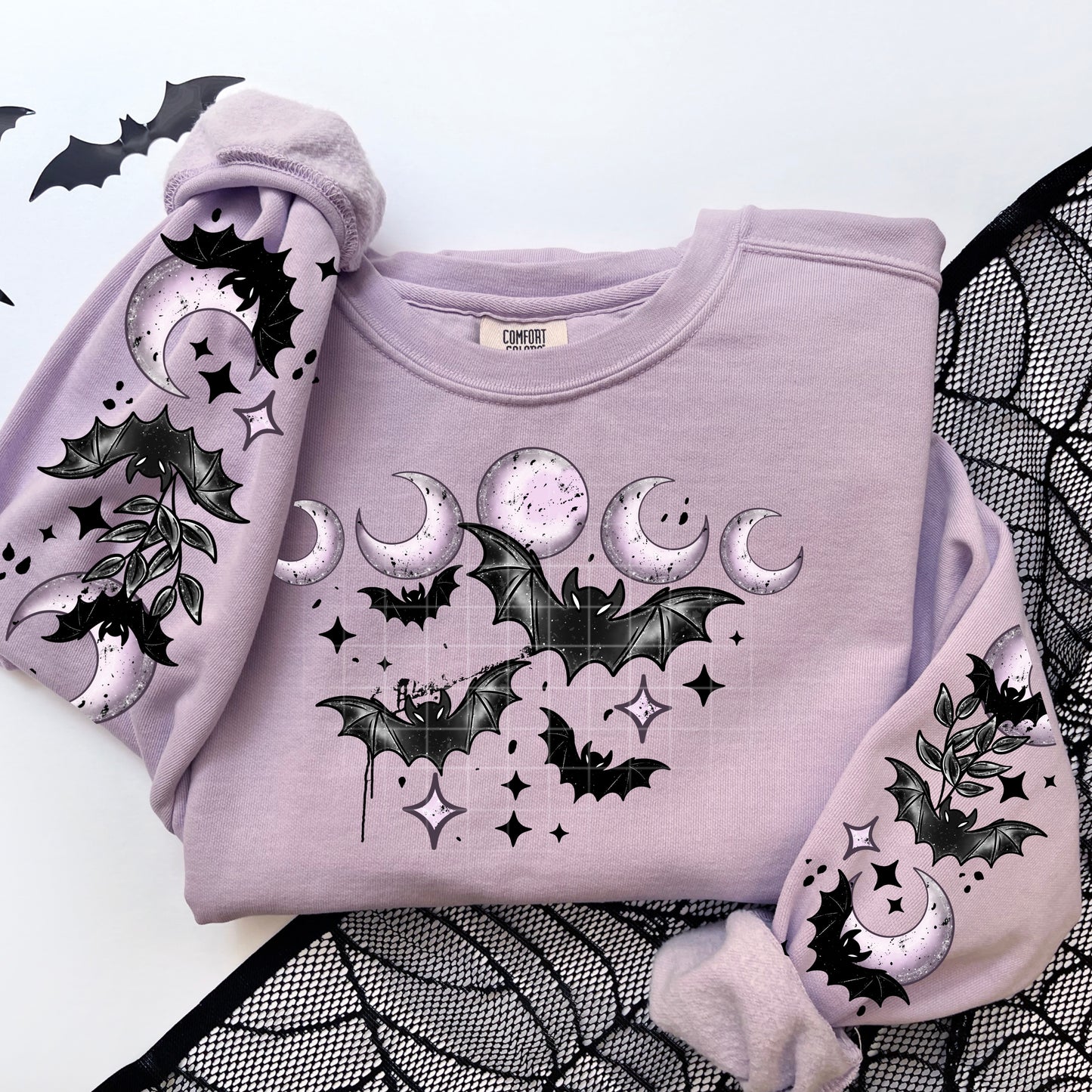 Bats and Moons DTF Prints