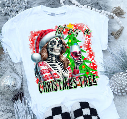 Lit As A Christmas Tree DTF Print