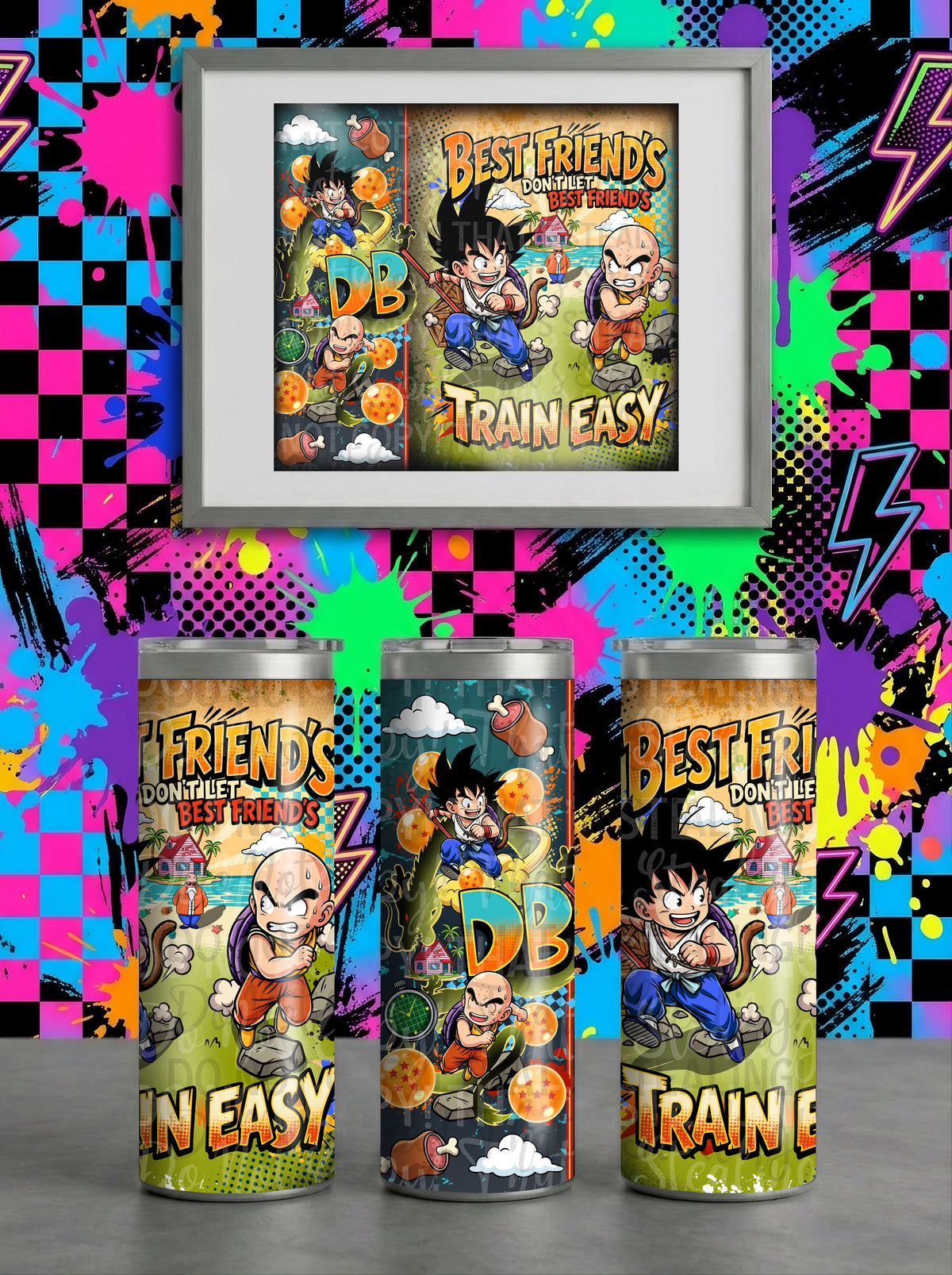Goku Krillin Tumbler Wrap