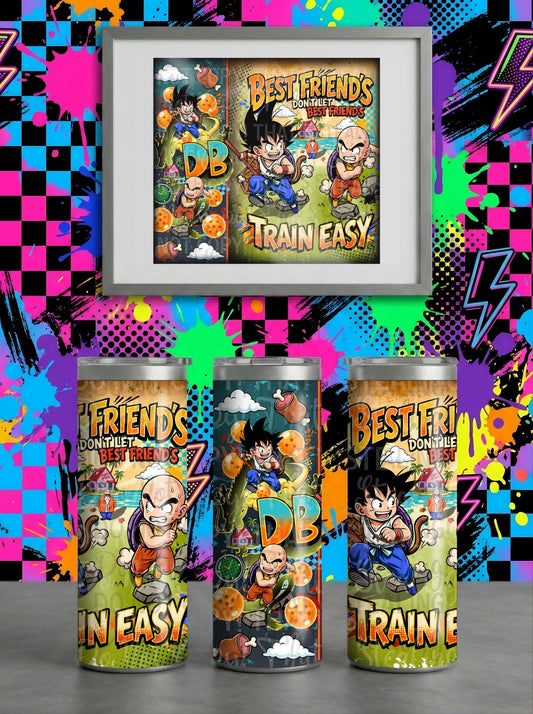 Goku Krillin Tumbler Wrap