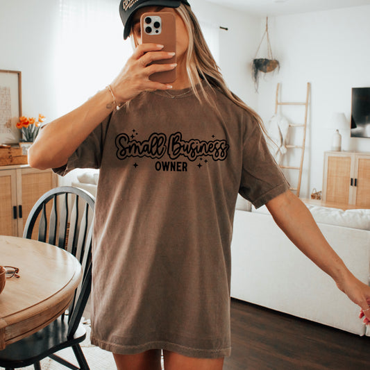 Small Business Owner DTF Prints