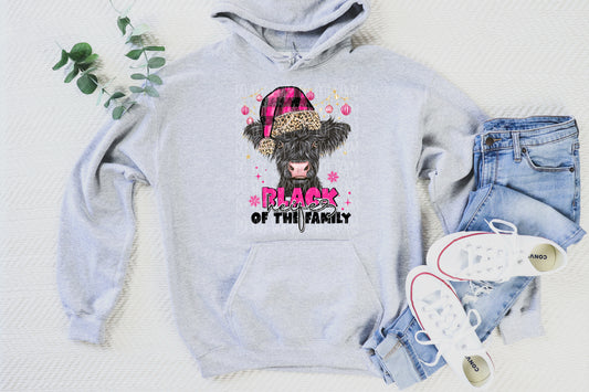 Black Heifer Of The Family DTF Print