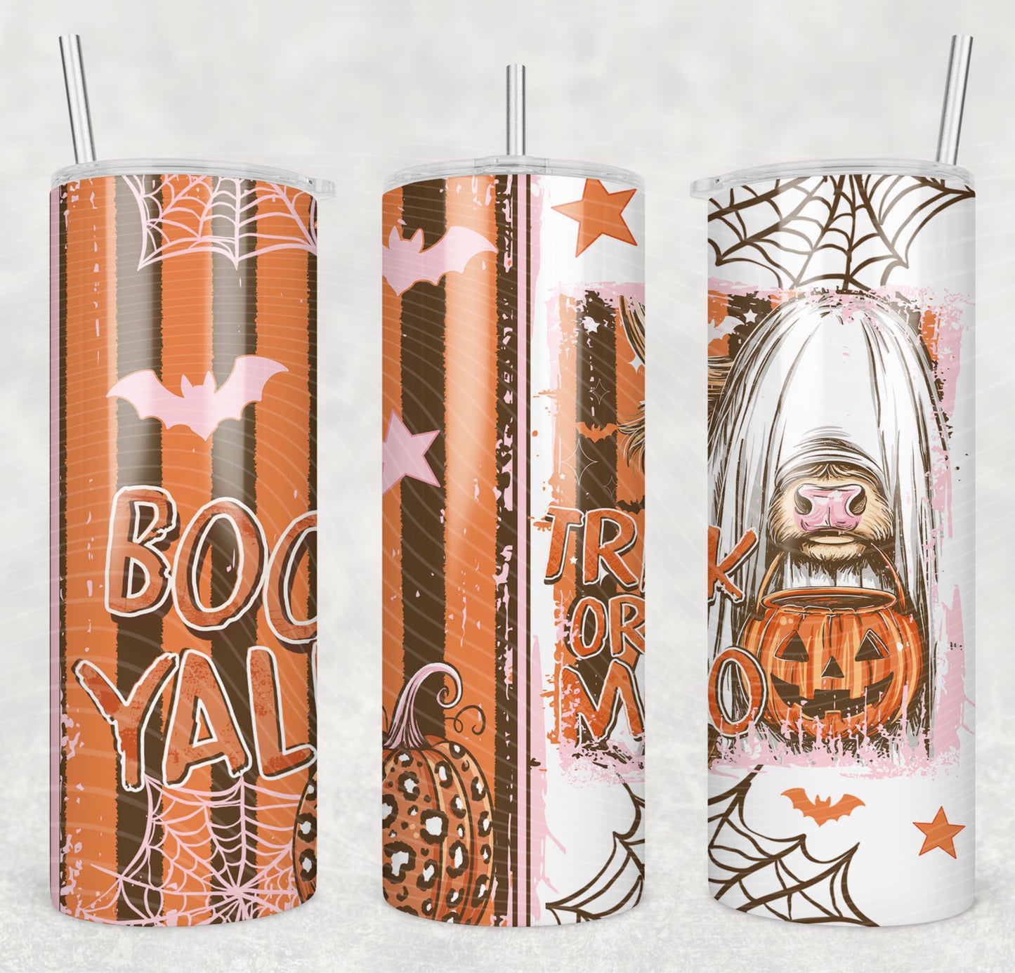 Boo Heifer Tumbler Wrap