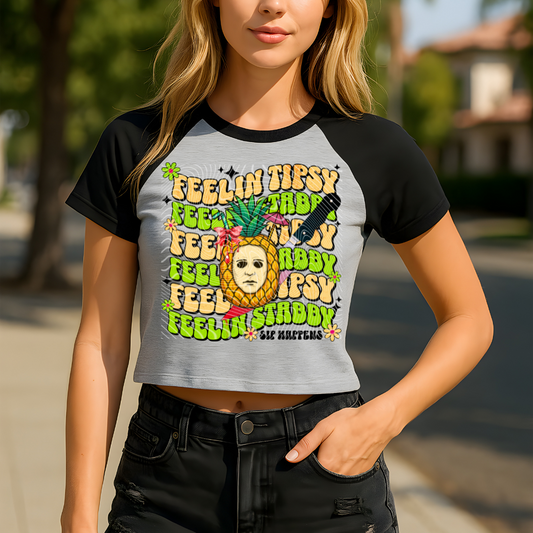 Feelin Tipsy Feelin Stabby Michael DTF Print