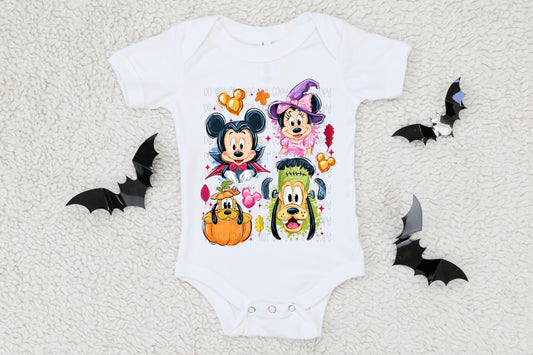 Halloween Mouse Friends DTF Print