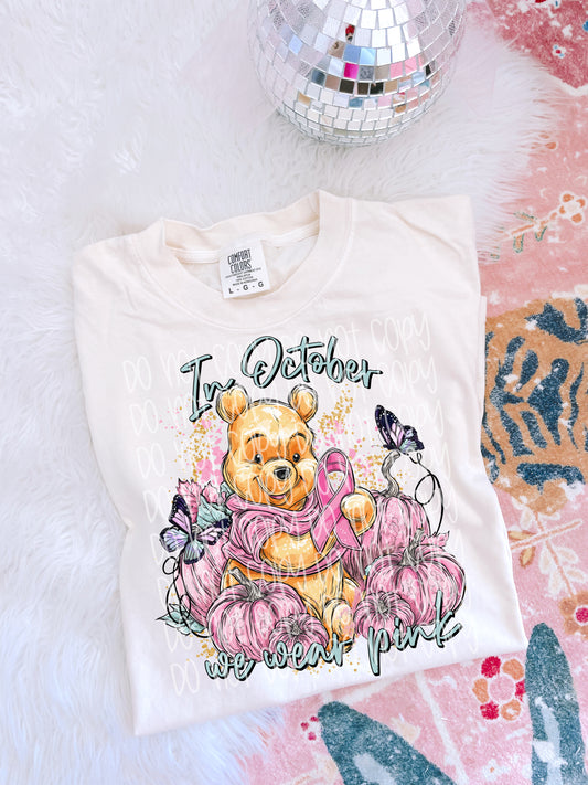In October We Wear Pink DTF Prints