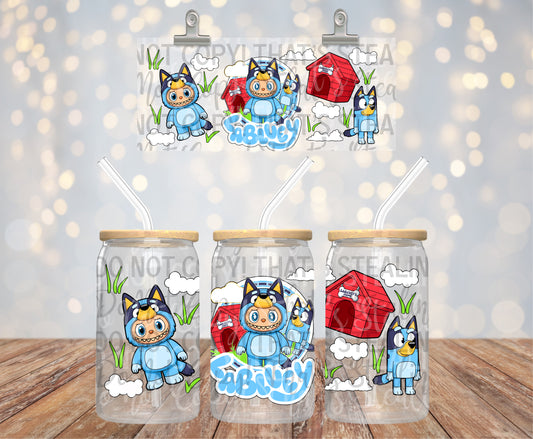 LaBluey 16 oz Glass Wraps