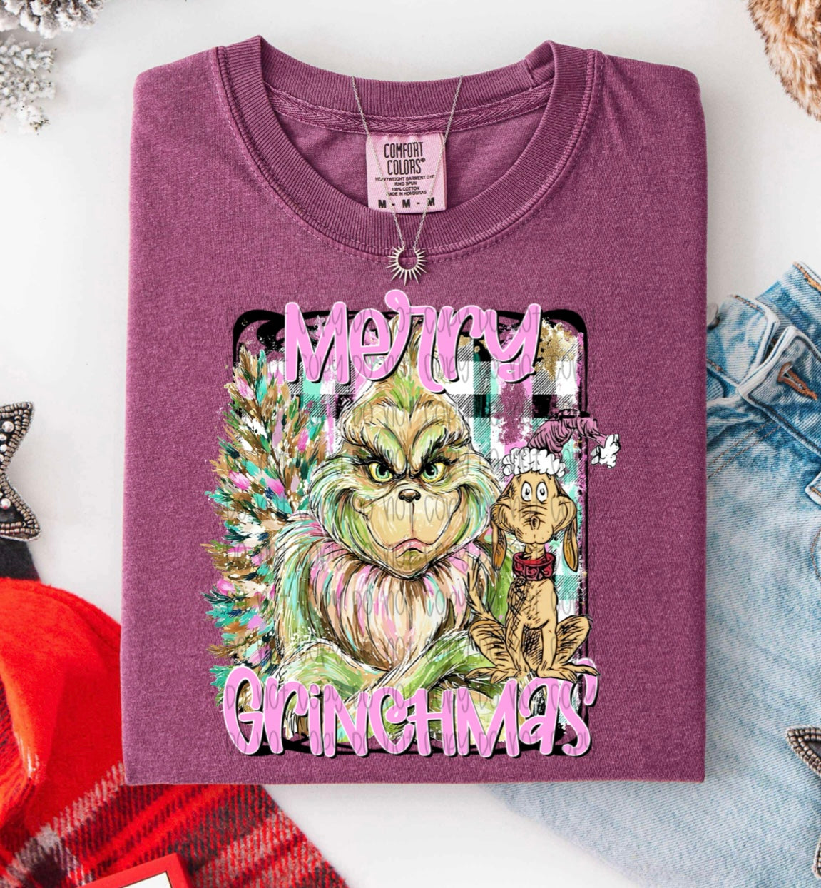 Merry Grinchmas DTF Prints