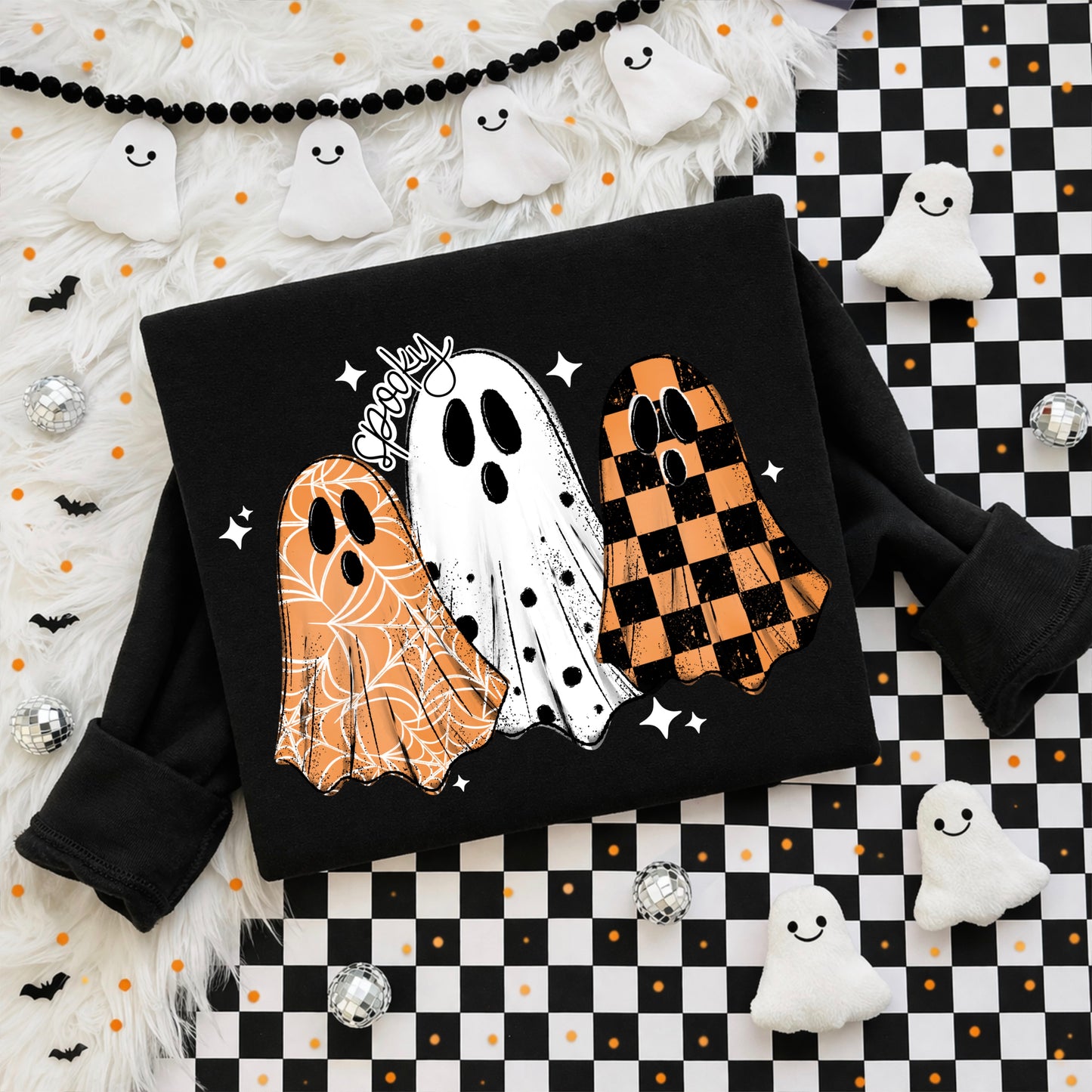Spooky Ghosts DTF Print