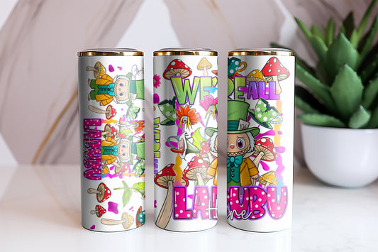 We’re All Labubu Here Tumbler Wrap