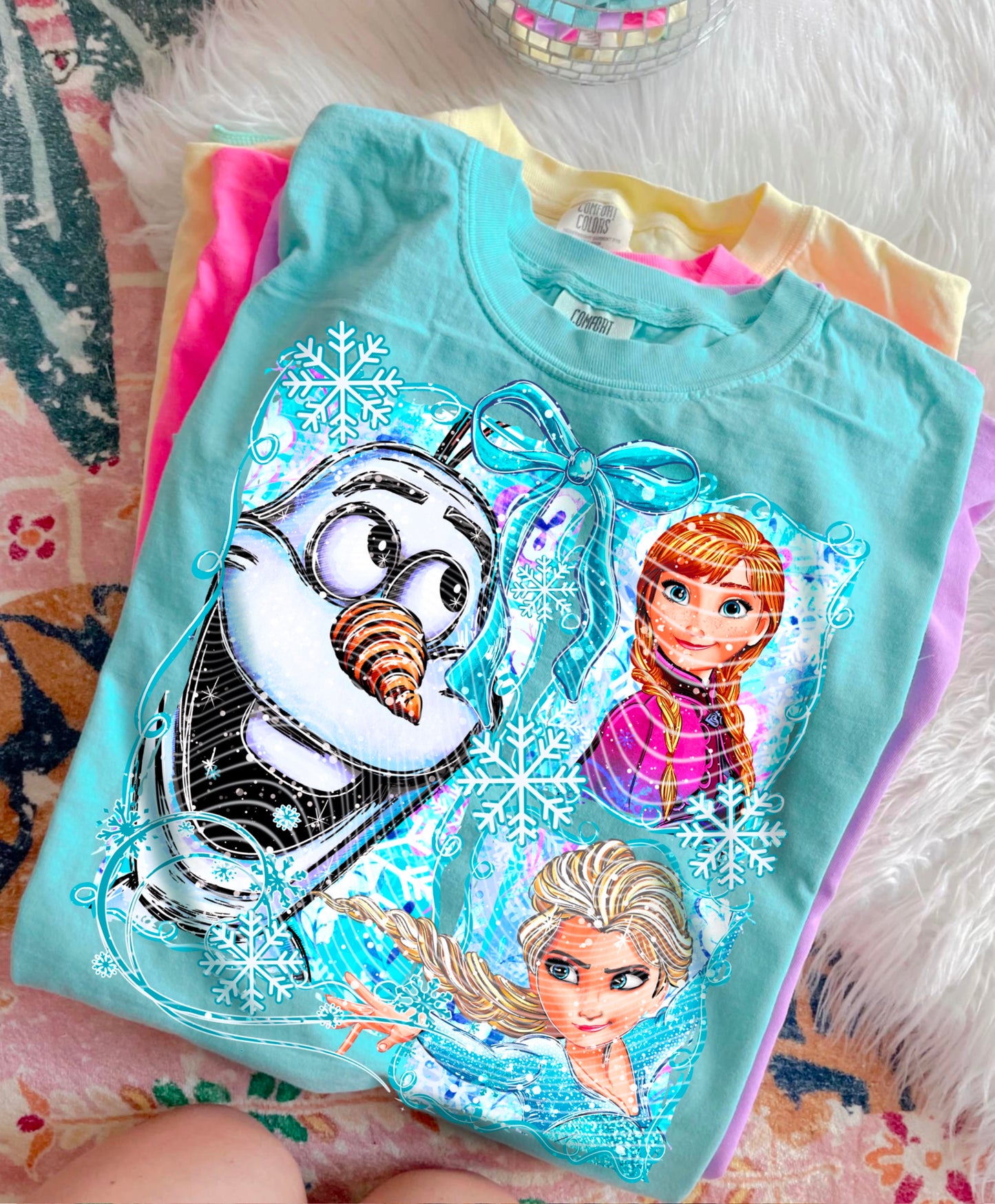 Frozen Christmas DTF Print