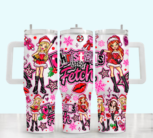 Christmas Is So Fetch 40 oz Tumbler Prints