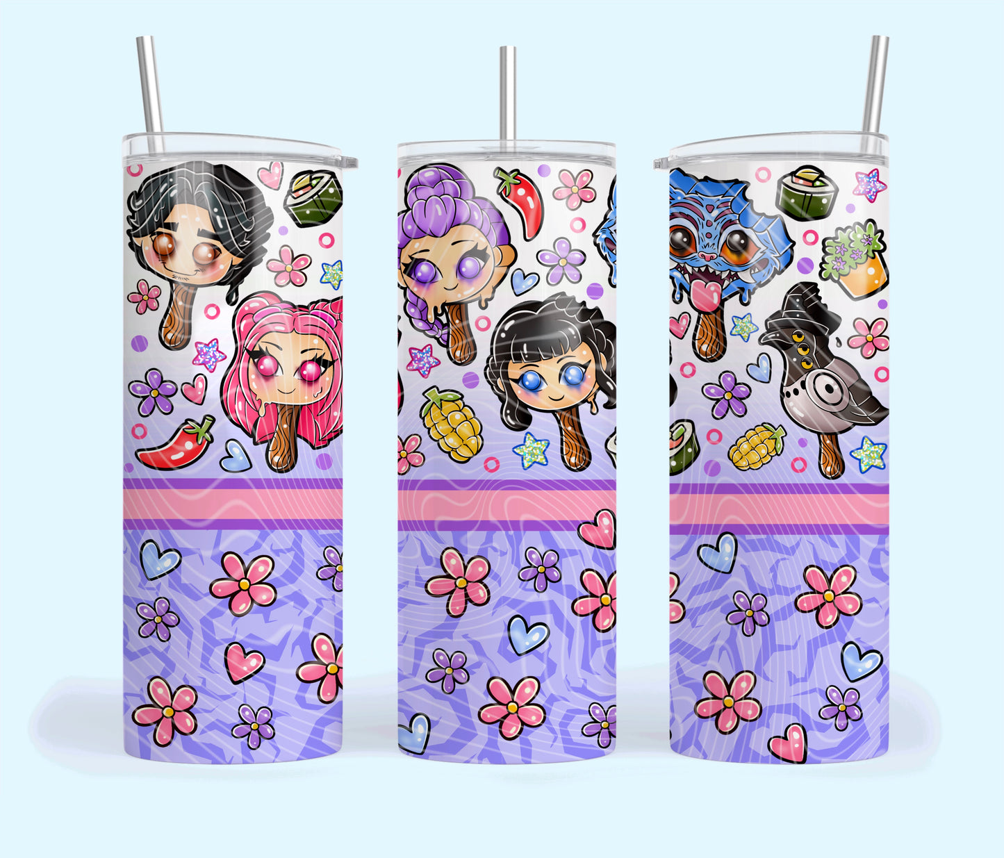 K-Pop Ice Cream Tumbler Wrap