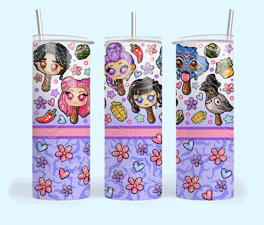 K-Pop Ice Cream Tumbler Wrap