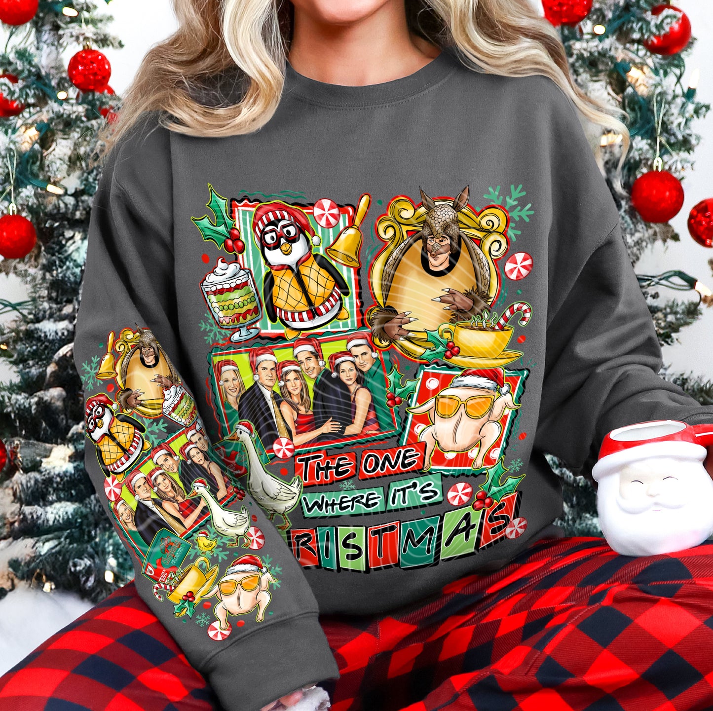 The One Where It’s Christmas DTF Print