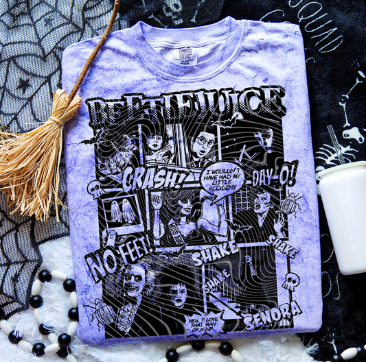 Burton Beetlejuice (Single Color) DTF Prints