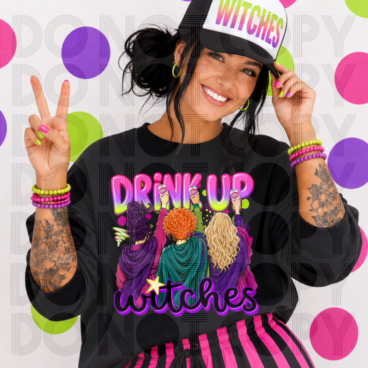 Drink Up Witches DTF Print