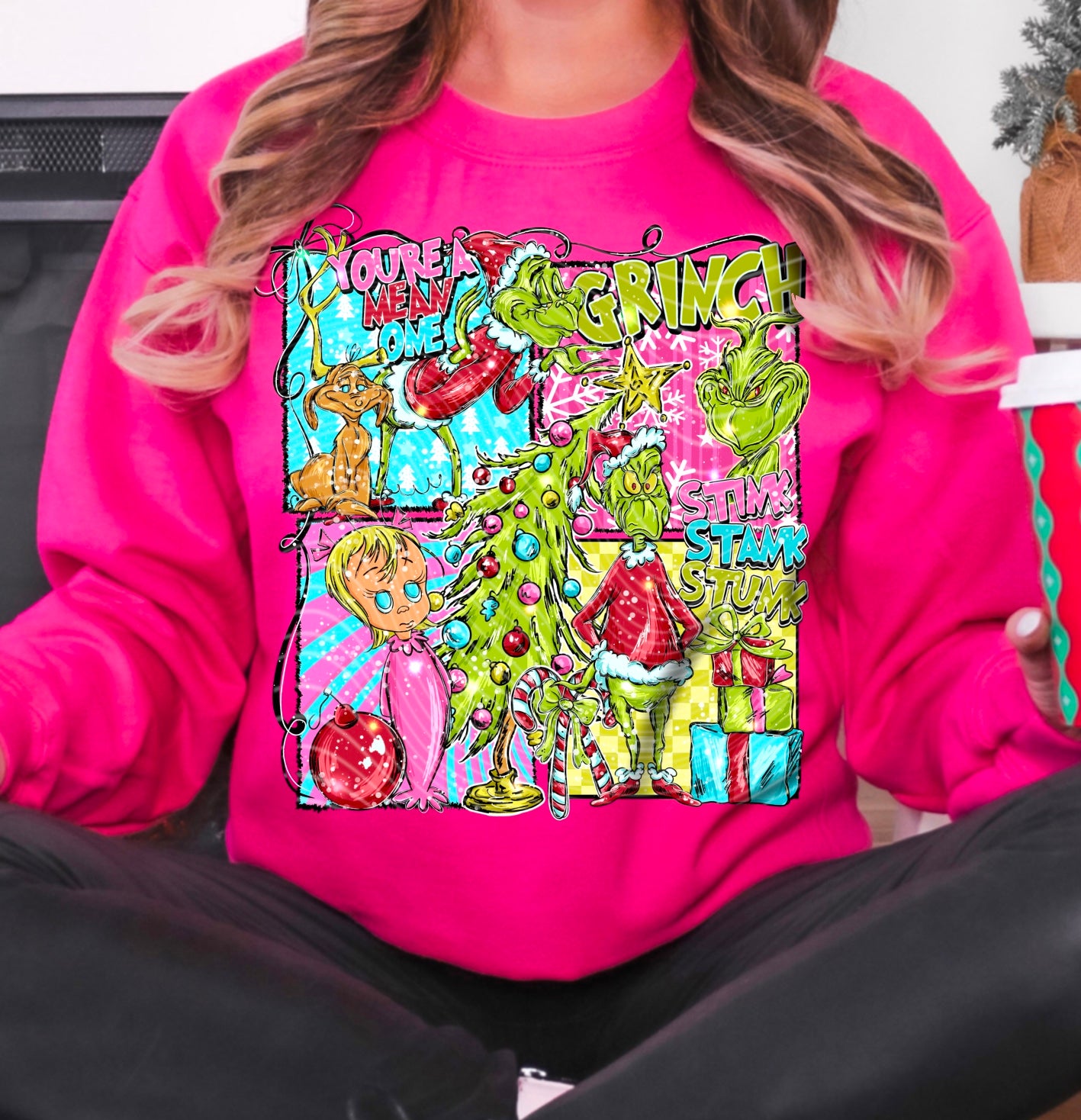 Grinch Stink Stank DTF Print