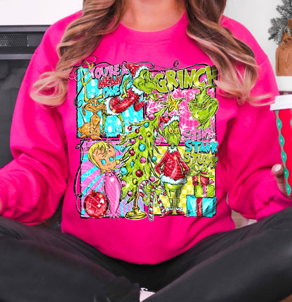 Grinch Stink Stank DTF Print