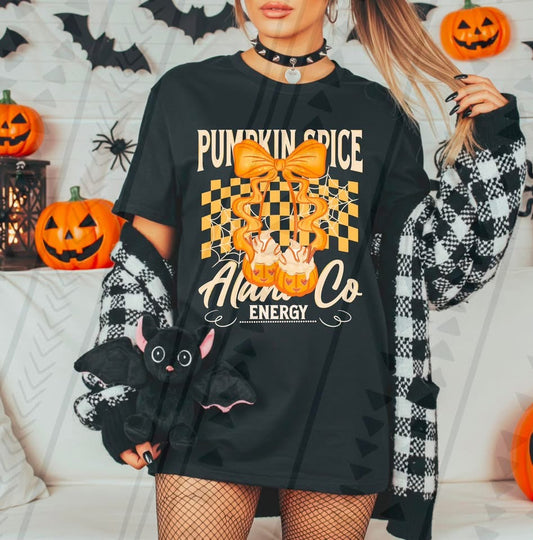 Pumpkin Spice Alani Co. DTF Prints