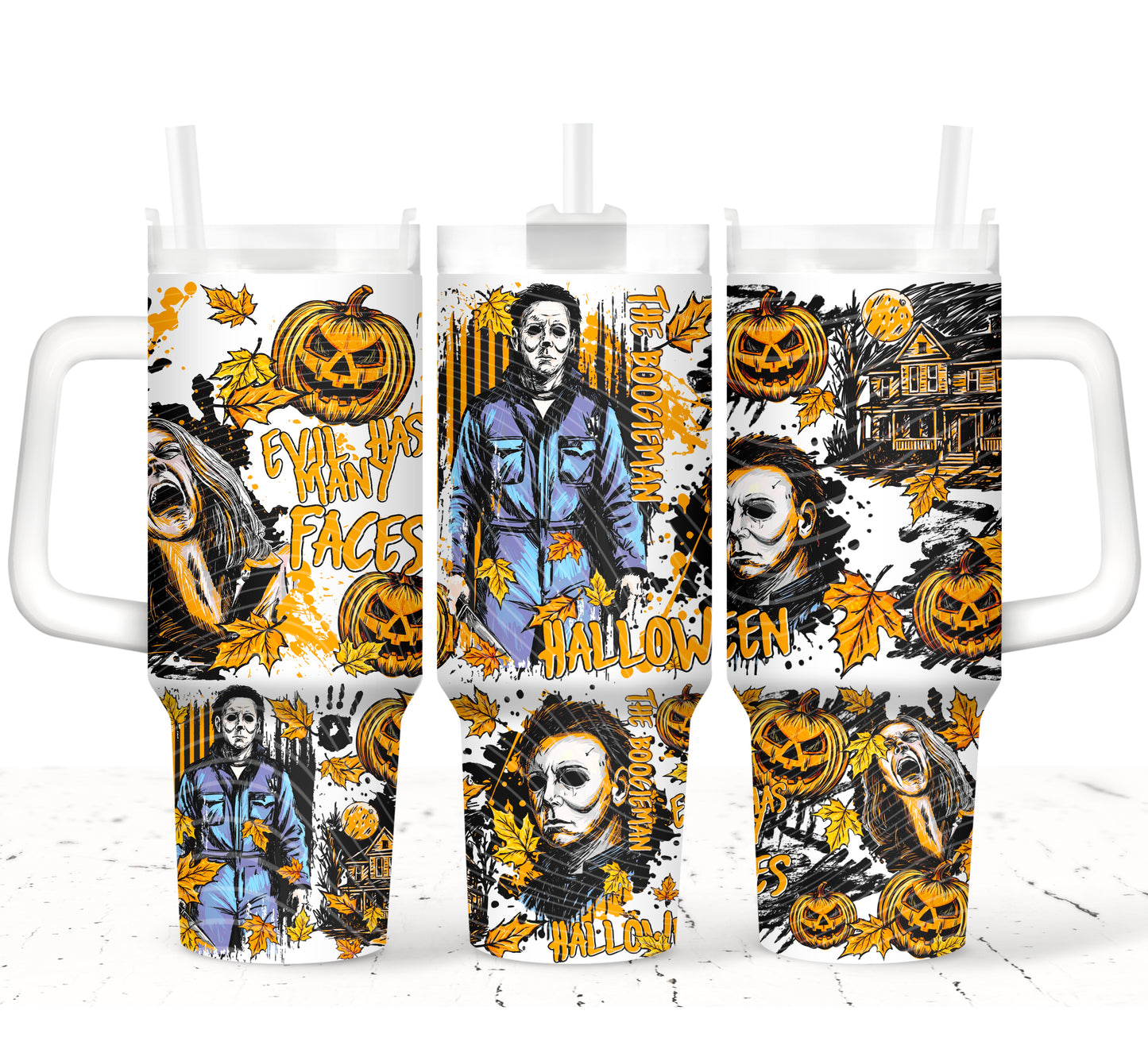The Boogieman 40 oz Tumbler Prints