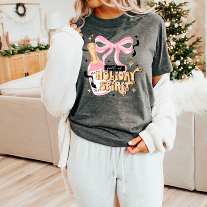 Full Of Holiday Spirit DTF Prints
