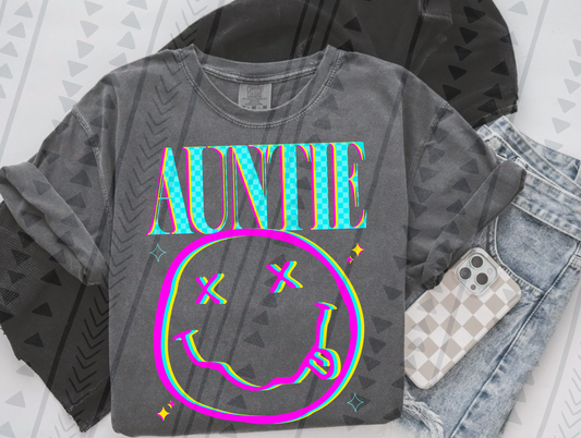 Nirvana Auntie DTF Print