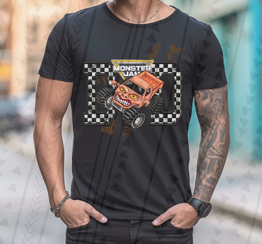 MJ Zombie Dad Faux Embroidery DTF Prints