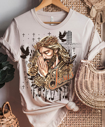 Prayers With Jesus DTF Print