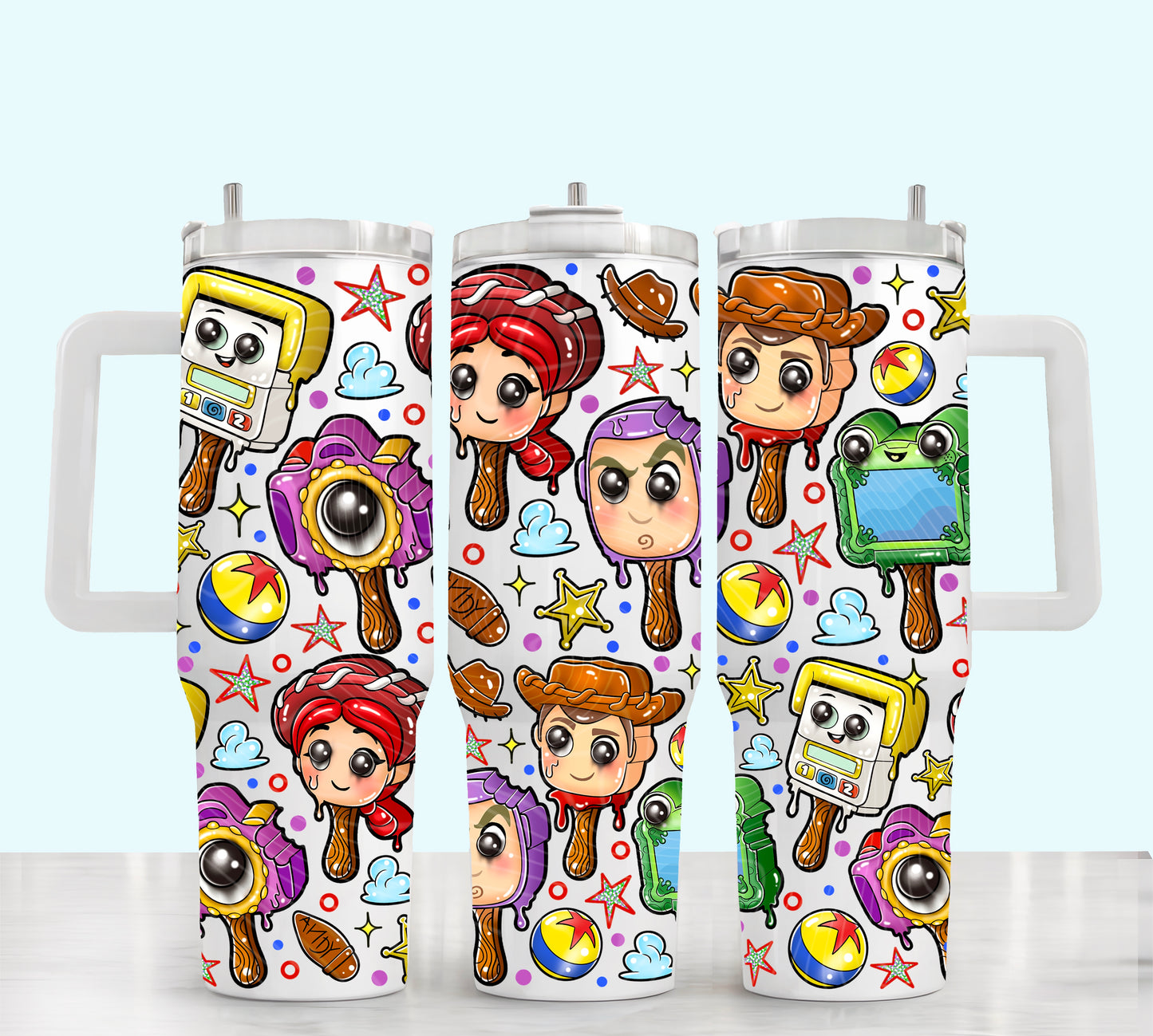 Toy Story Ice Cream 40 oz Tumbler Prints