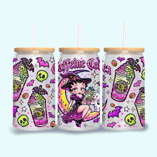 Caffeine Coven BB 16 oz Glass Wrap