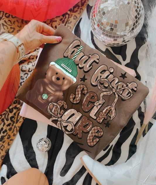 But First Self Care (Bear) DTF Prints