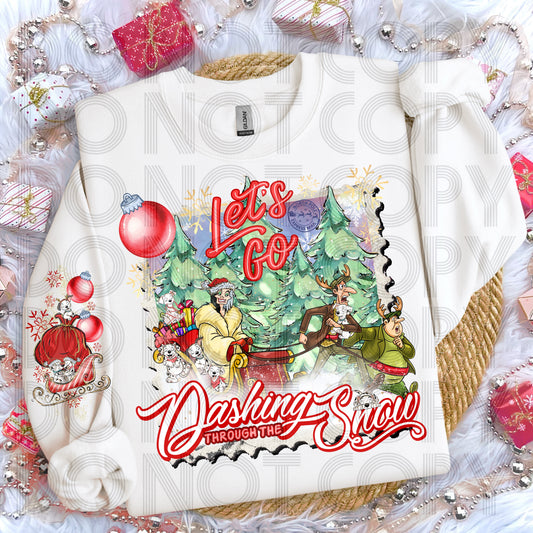 Dashing Through The Snow (Cruella) DTF Print