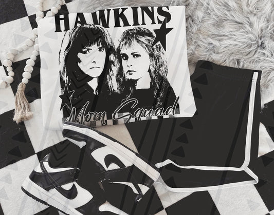 Hawkins Mom Squad (Single Color) DTF Prints