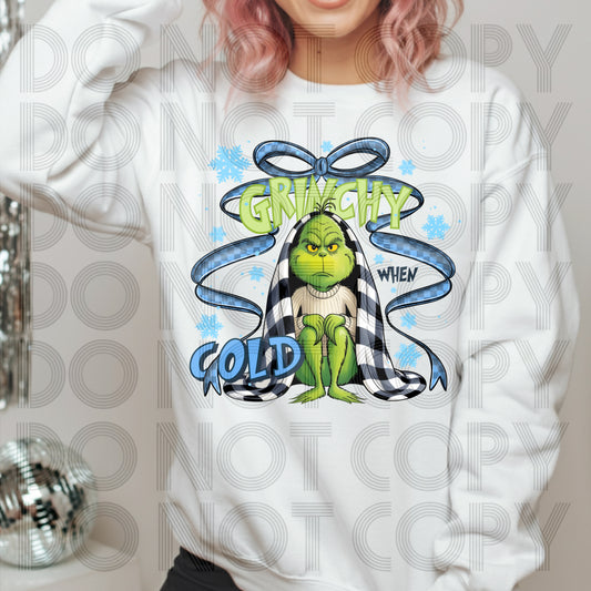 Grinchy When Cold DTF Prints