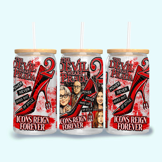 Devil Wears Prada 2 16 oz Glass Wraps